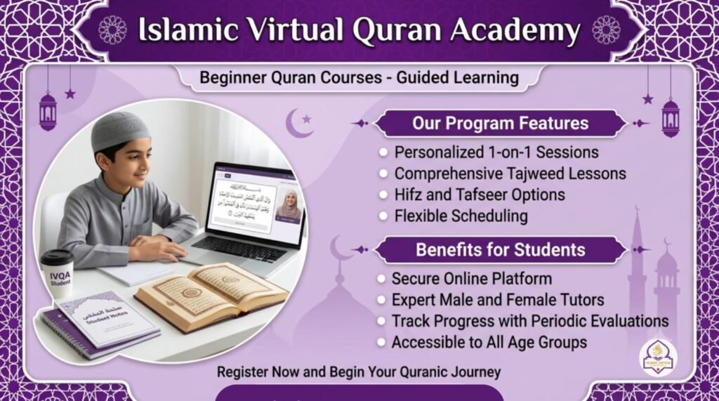 How to learn Quran online for beginners - Islamic Virtual Quran Academy